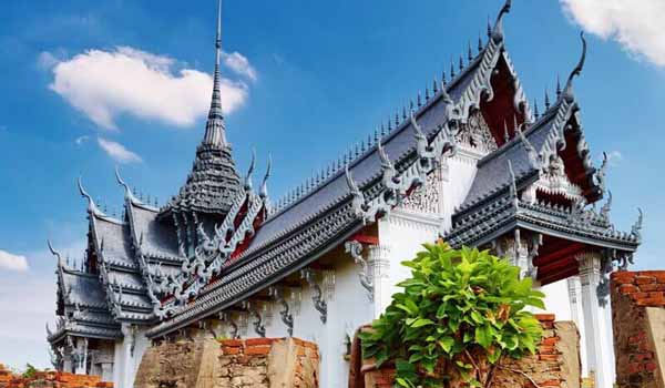 تصویری از بالای معبدی در تور بانکوک اقساطی